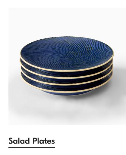 Carved Pattern Salad Plates